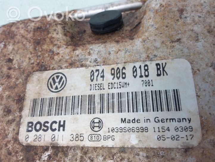 Volkswagen II LT Unidad de control/módulo del motor 074906018BK