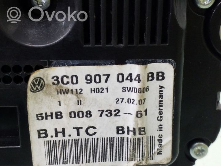 Volkswagen PASSAT B6 Ilmastoinnin ohjainlaite 3C0907044BB