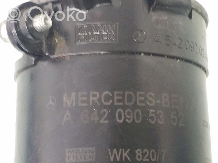 Mercedes-Benz C W204 Degvielas filtrs A6420905352