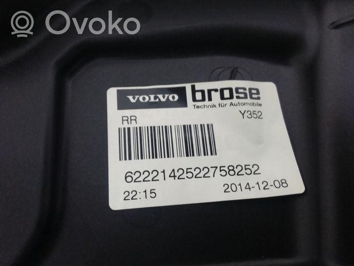 Volvo V60 Takaikkunan nostomekanismi ilman moottoria 30784313