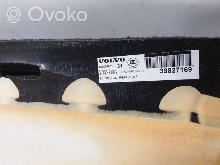 Volvo V60 Wykładzina podłogowa tylna 39827169