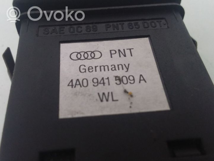 Audi A6 S6 C4 4A Hazard light switch 4A0941509A