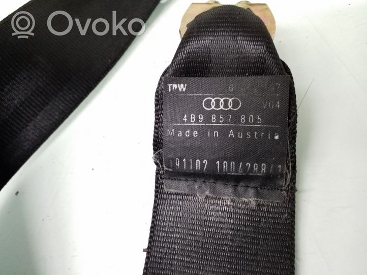 Audi A6 Allroad C5 Задний ремень безопасности 4B9857805