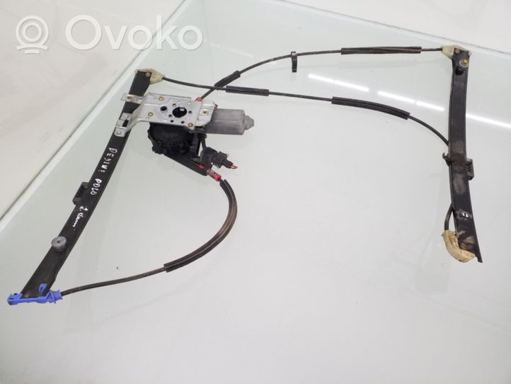 Volkswagen Polo III 6N 6N2 6NF Front door window regulator with motor 6N3959802B