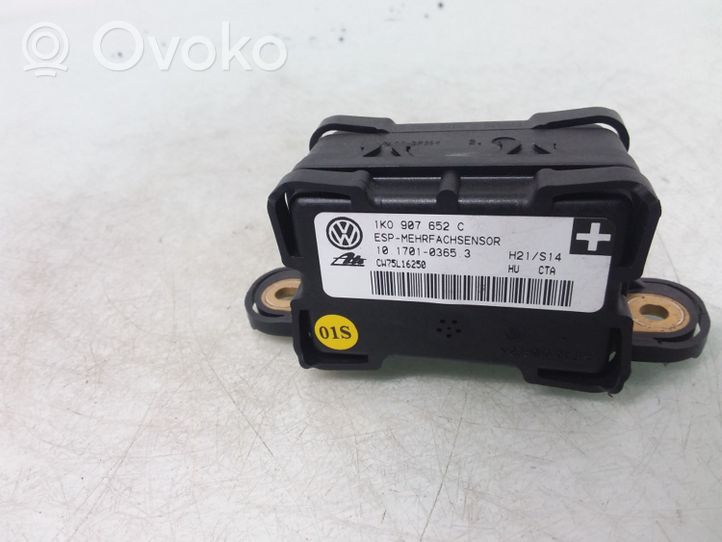 Audi A3 S3 A3 Sportback 8P Sensore di imbardata accelerazione ESP 1K0907652C