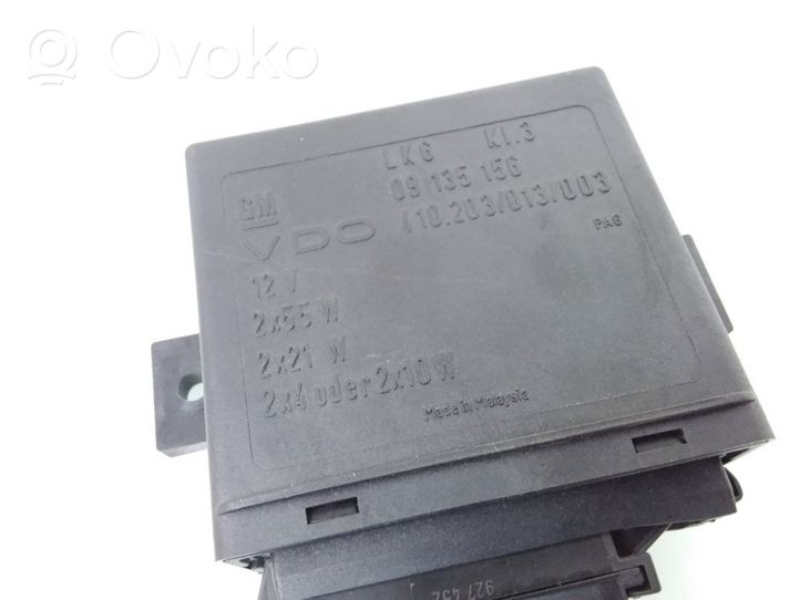 Opel Astra G Module d'éclairage LCM 09135156