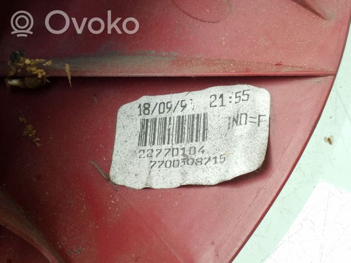 Renault Kangoo I Lampa tylna 7700308715