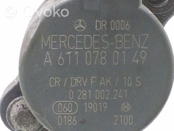 Mercedes-Benz E W211 Listwa wtryskowa 0281002241