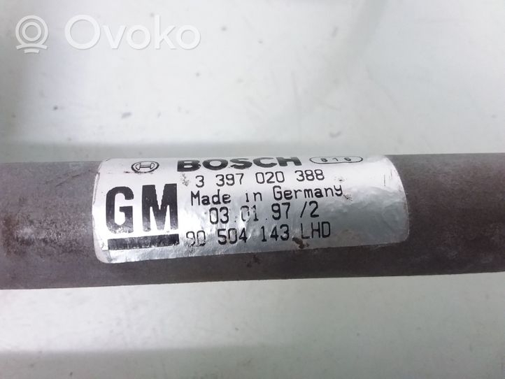 Opel Vectra B Mechanizm i silniczek wycieraczek szyby przedniej / czołowej 3397020388