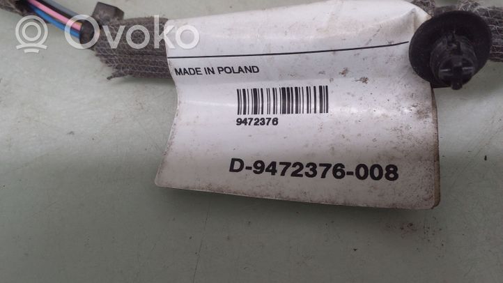 Volvo S60 Faisceau de câblage de porte arrière 9472376