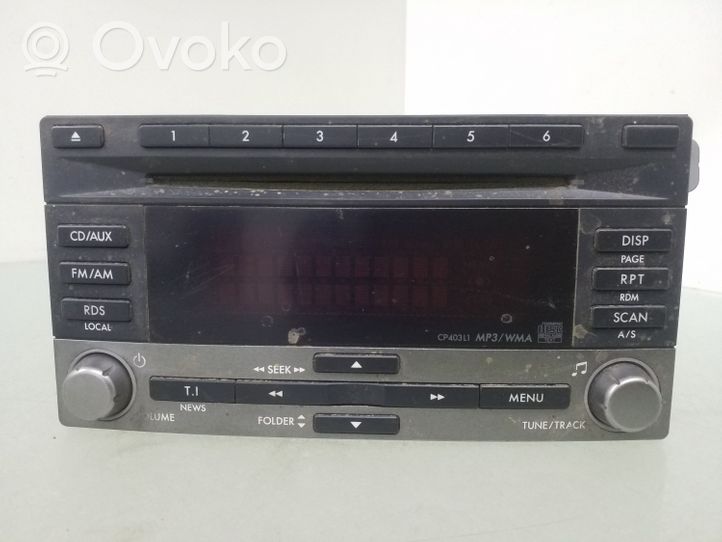 Subaru Forester SH Unità principale autoradio/CD/DVD/GPS 86201SC401