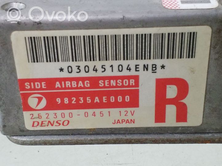Subaru Outback Airbag deployment crash/impact sensor 98235AE000
