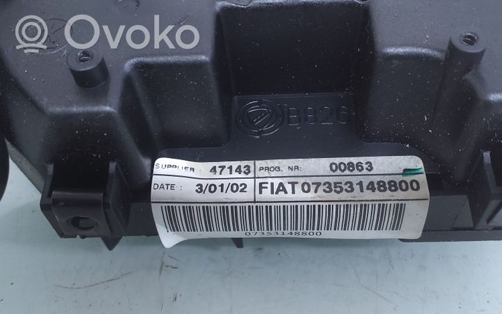 Fiat Stilo Lenkstockschalter Kombischalter Blinkerhebel / Lichthebel 07353148800