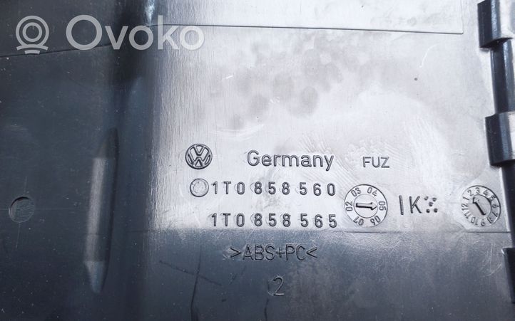 Volkswagen Touran I Elementy poszycia kolumny kierowniczej 1T0858560