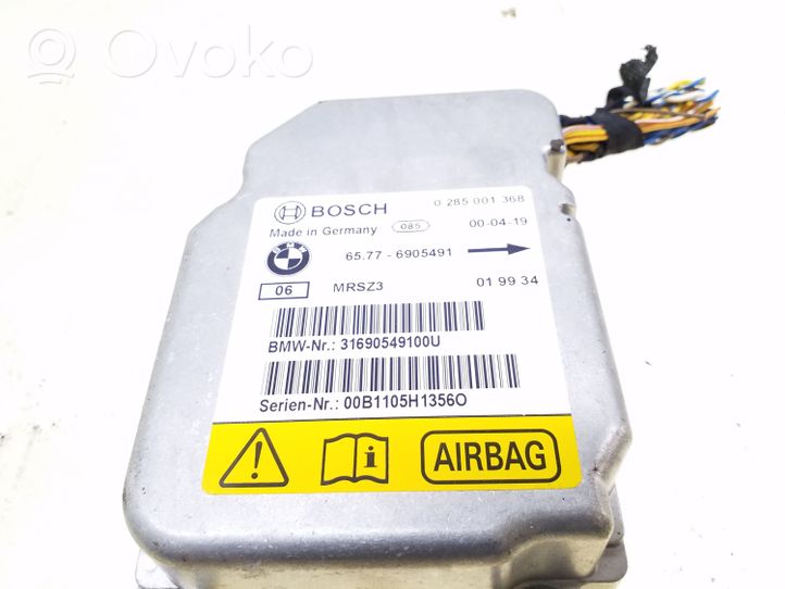 BMW 3 E46 Sterownik / Moduł Airbag 0285001369