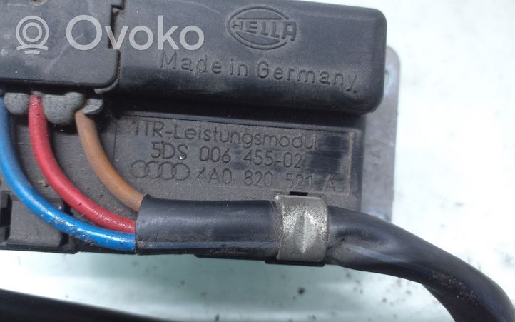 Audi A6 S6 C4 4A Rezystor / Opornik dmuchawy nawiewu 4A0820521A