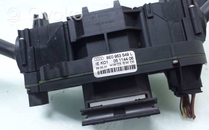 Audi A4 S4 B6 8E 8H Leva/interruttore dell’indicatore di direzione e tergicristallo 8E0953549L