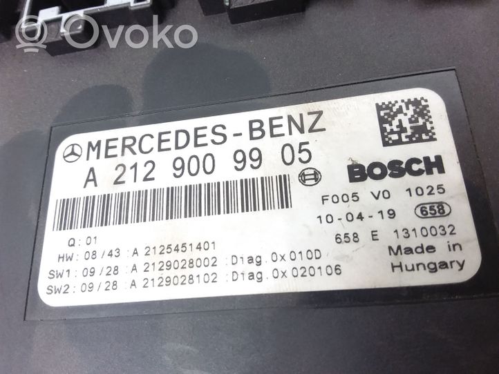 Mercedes-Benz C W204 Ramka / Moduł bezpieczników A2129009905
