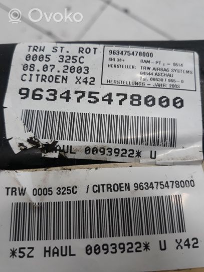 Citroen C5 Šoninė oro pagalvė 963475478000