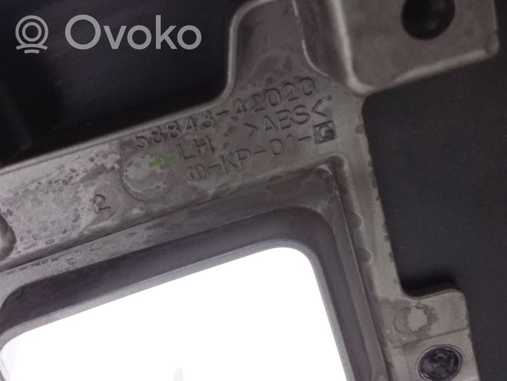 Toyota RAV 4 (XA40) Vaihteenvalitsimen kehys verhoilu muovia 5884342020