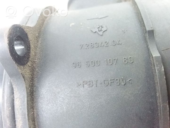 Citroen C3 Przepływomierz masowy powietrza MAF 9650010780