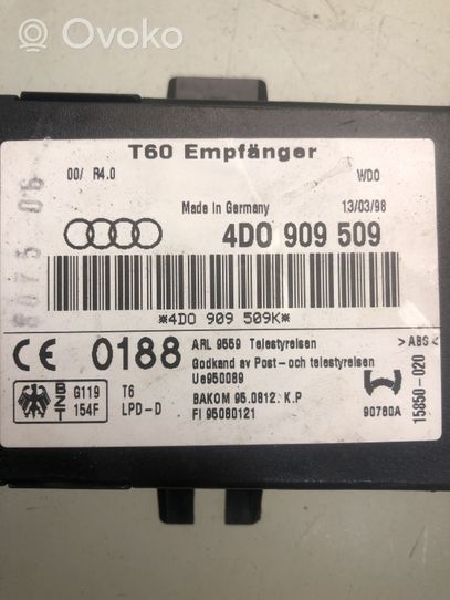 Audi A6 S6 C5 4B Apulämmittimen ohjainlaite/moduuli 4D0909509