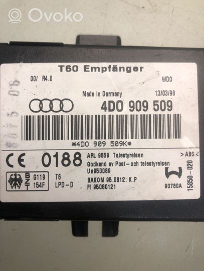 Audi A6 S6 C5 4B Unité de commande chauffage Webasto 4D0909509