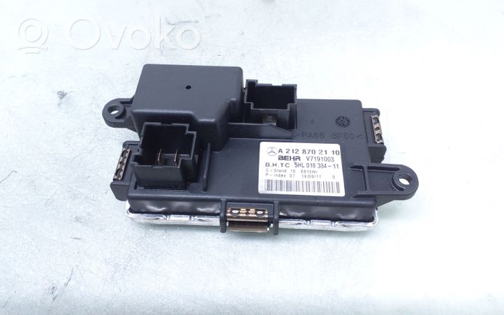 Mercedes-Benz CLS C218 X218 Heater blower motor/fan resistor A2128702110