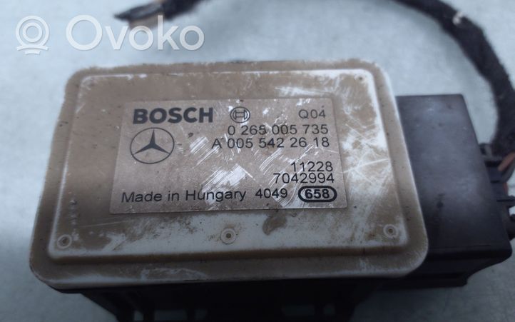 Mercedes-Benz CLS C218 X218 ESP (stabilumo sistemos) daviklis (išilginio pagreičio daviklis) 0265005735