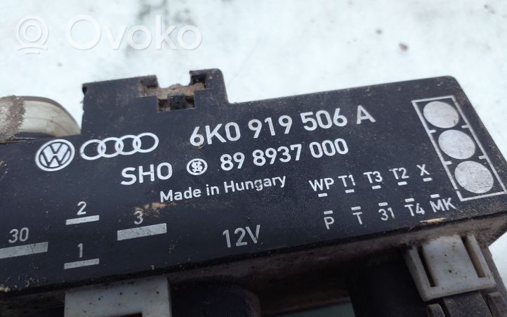 Volkswagen Polo III 6N 6N2 6NF Coolant fan relay 6K0919506A