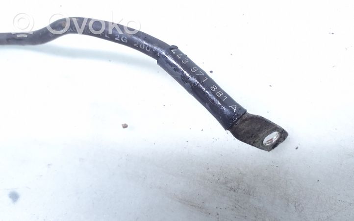 Audi 80 90 B3 Negative earth cable (battery) 443971881A