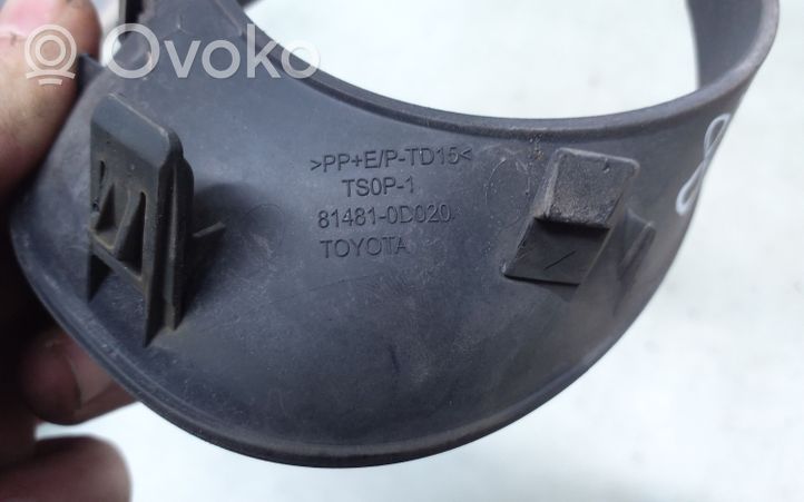 Toyota Yaris Priešrūkinio žibinto apdaila/ grotelės 814810D020