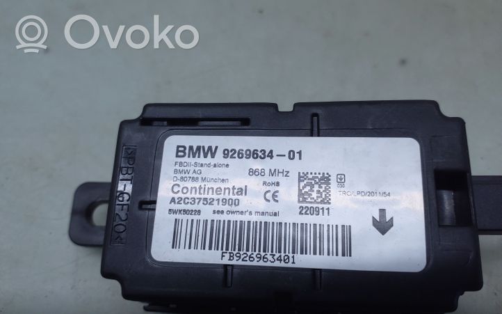 BMW 1 F20 F21 Boîtier module alarme 9269634