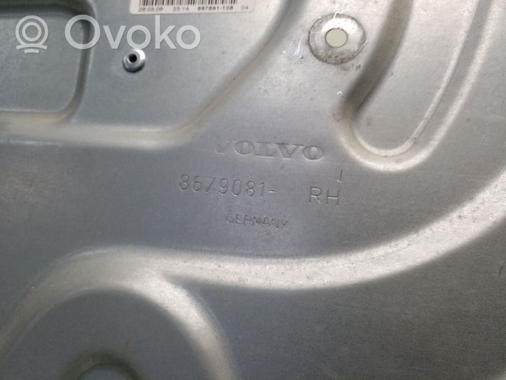 Volvo V50 Priekinis el. lango pakėlimo mechanizmas be varikliuko 8679081