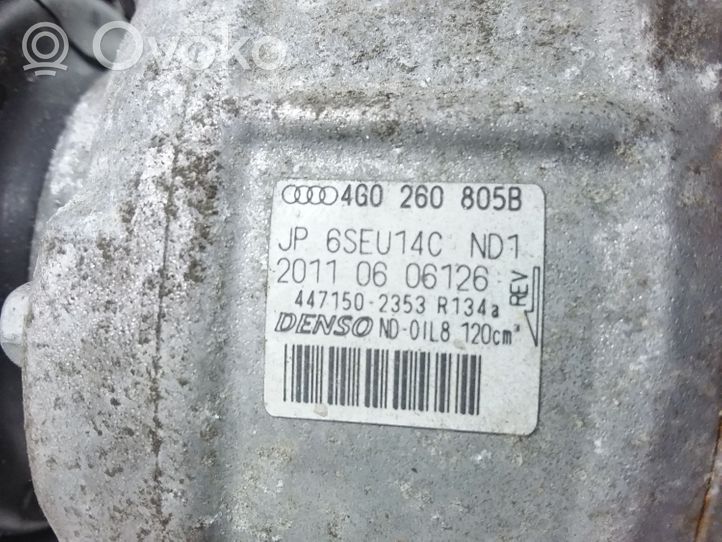 Audi A6 S6 C7 4G Ilmastointilaitteen kompressorin pumppu (A/C) 4G0260805B