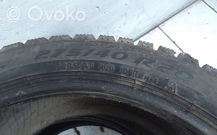Volkswagen Golf II R20 winter/snow tires with studs 