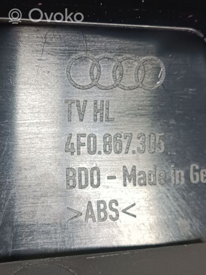 Audi A6 S6 C6 4F Moldura del tarjetero de la puerta trasera 4F086730