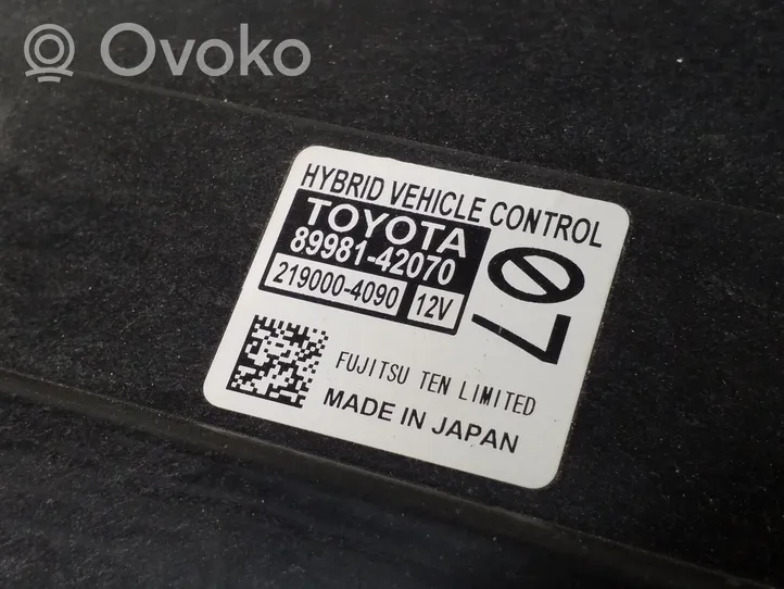Toyota RAV 4 (XA40) Centralina/modulo del motore 8998142070