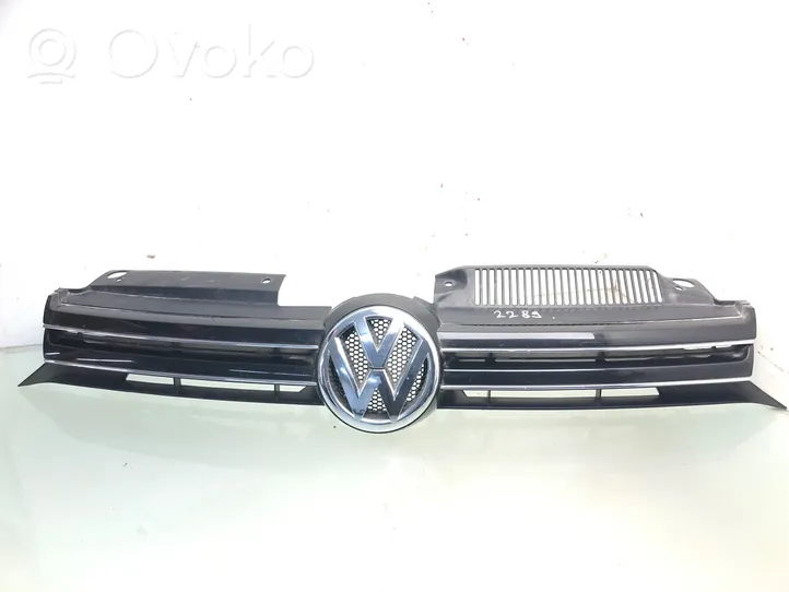 Volkswagen Golf VI Griglia superiore del radiatore paraurti anteriore 1K9853651