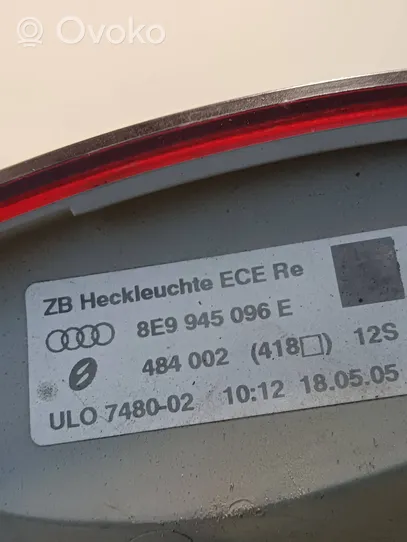 Audi A4 S4 B7 8E 8H Luci posteriori 8E9945096E