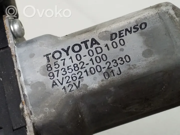 Toyota Auris 150 Takaoven ikkunan nostin moottorilla 857100D100
