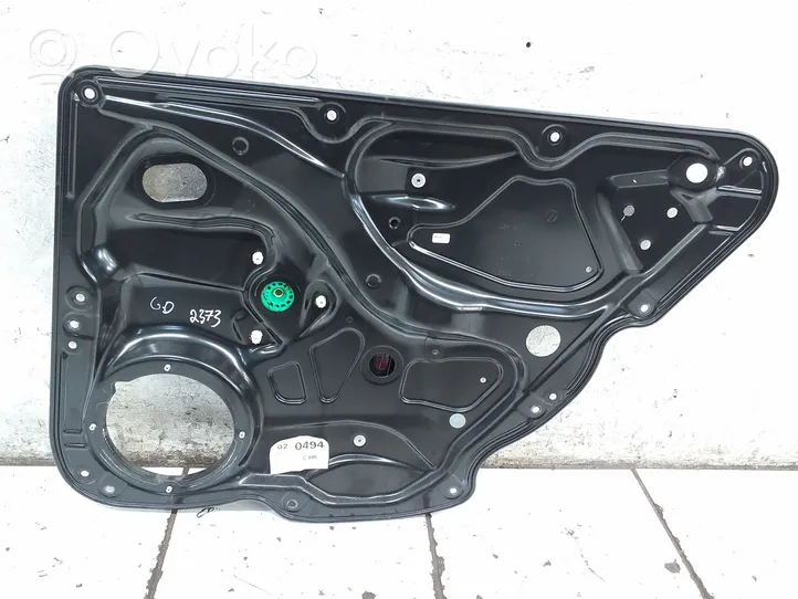 Volkswagen PASSAT B7 Mechanizm podnoszenia szyby tylnej bez silnika 3AA839756