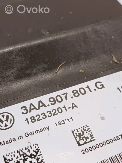 Volkswagen PASSAT B7 Käsijarrun ohjainlaite 3AA907801G