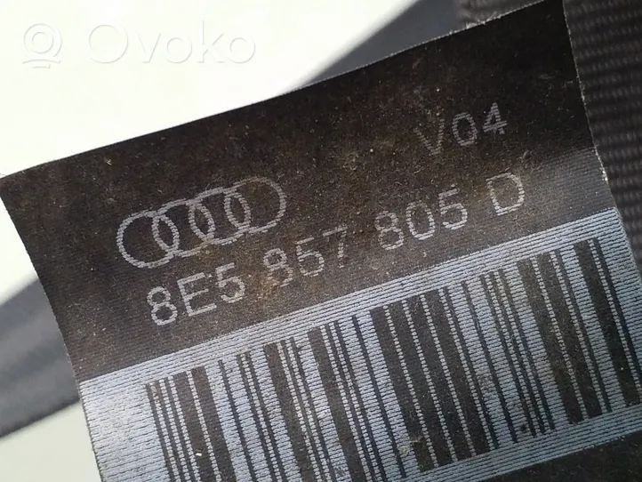 Audi A4 S4 B7 8E 8H Takaistuimen turvavyö 609211600