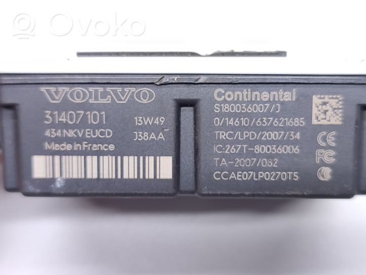 Volvo S80 Unité de commande / module de verrouillage centralisé porte 31407101