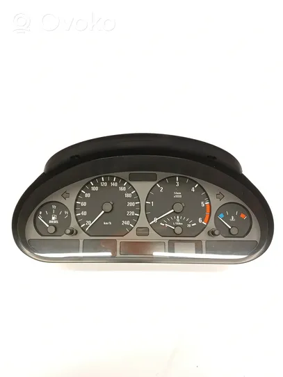 BMW 3 E46 Compteur de vitesse tableau de bord 0263639161