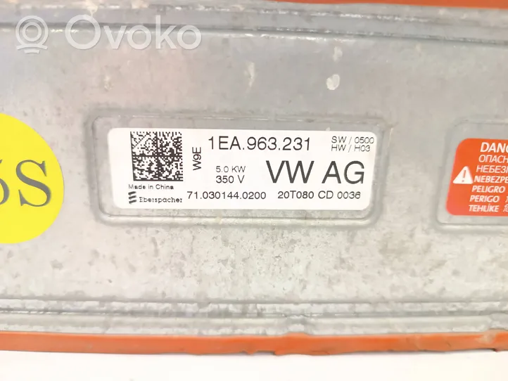 Volkswagen ID.3 Podgrzewacz płynu chłodzącego 1EA963231