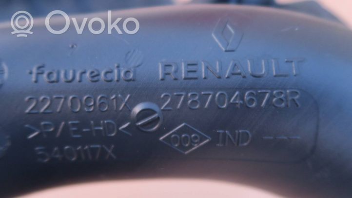 Renault Zoe Węże/rury chłodzące silnik samochodu elektrycznego 278704678R