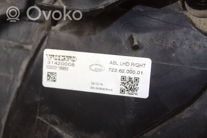 Volvo V40 Phare frontale 31420008