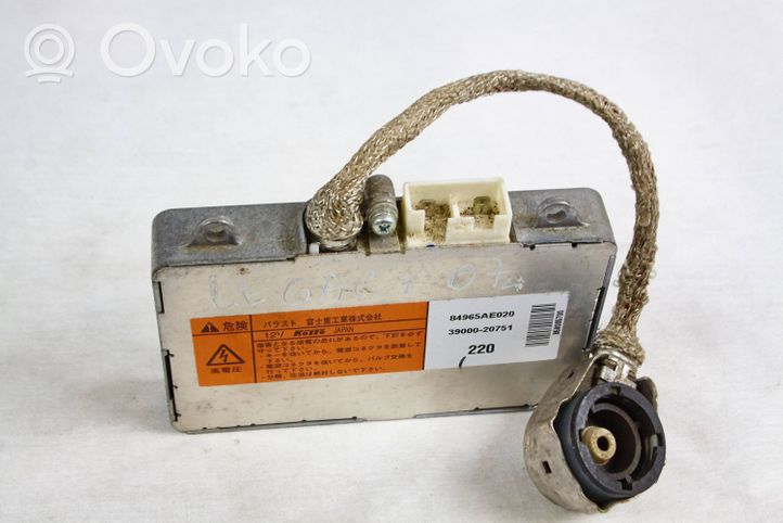 Subaru Legacy Module de ballast de phare Xenon 3900020751